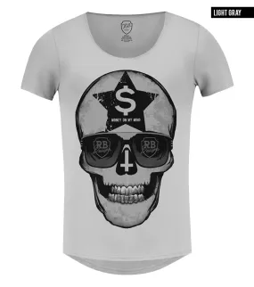 Men's Skull T-shirt "Money on My Mind" / Color Option / MD542