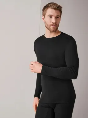 Men's Thermal Undershirt,Black