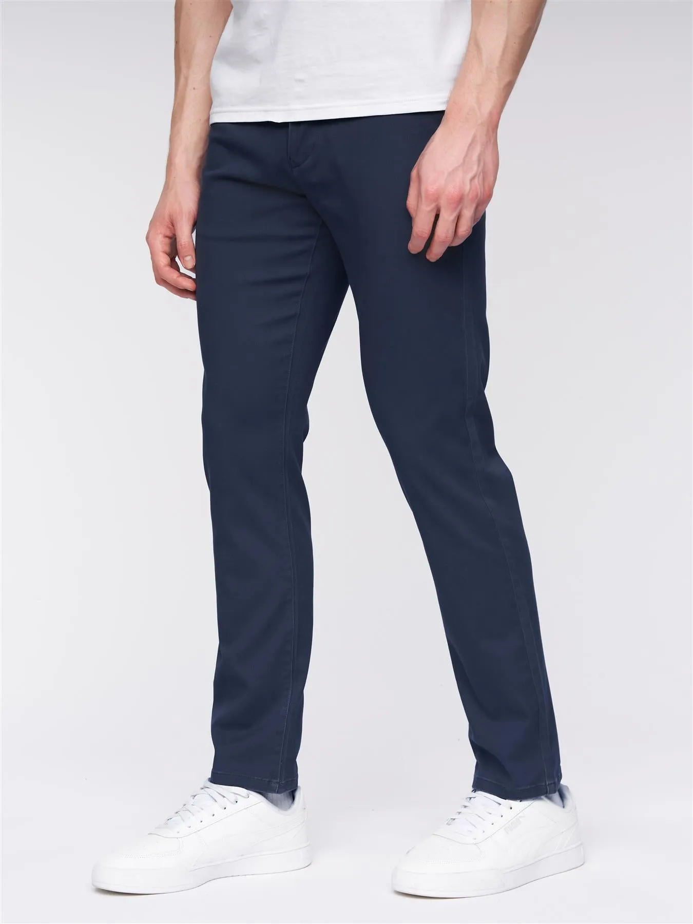 Mens Visit Chinos Blue