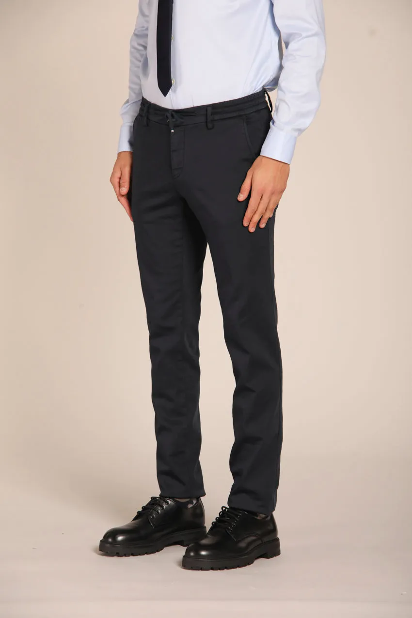 Milano Jogger Travel pantalone chino uomo in jersey active extra slim fit