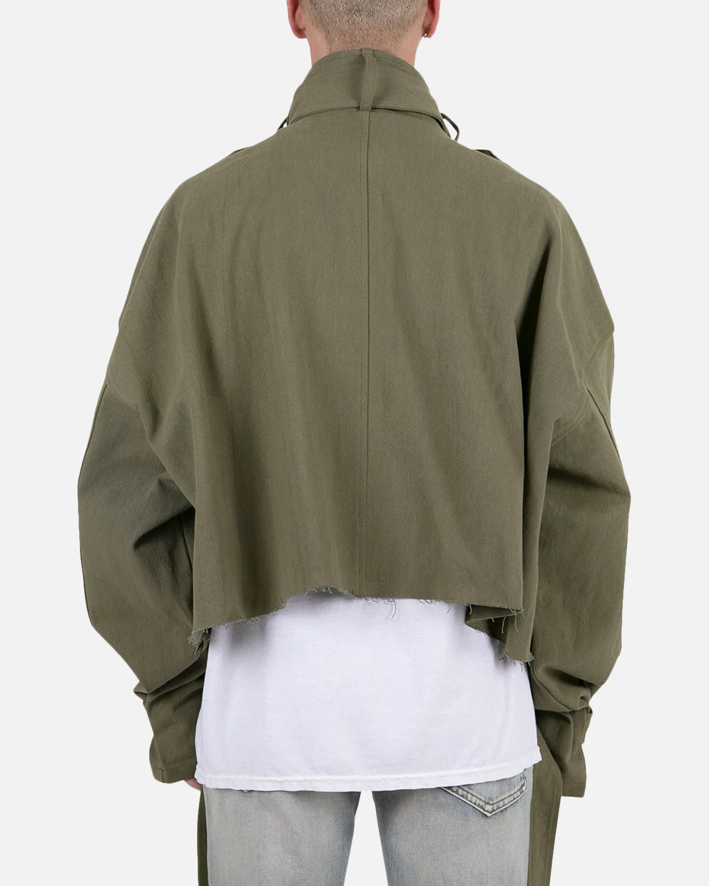 MNML Cropped M65 Jacket Olive