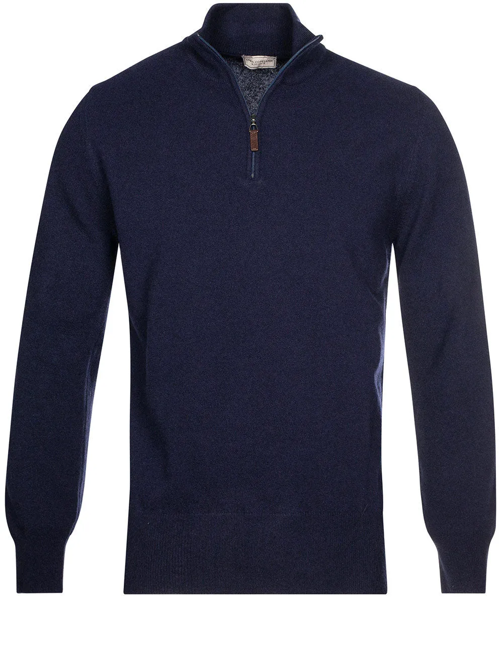 Mock Neck Jumper Navy