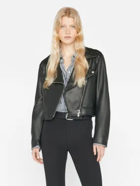 Moto Leather Jacket -- Noir