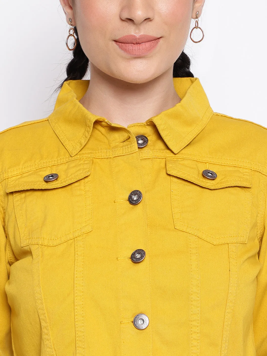 Mustard Cropped Jacket