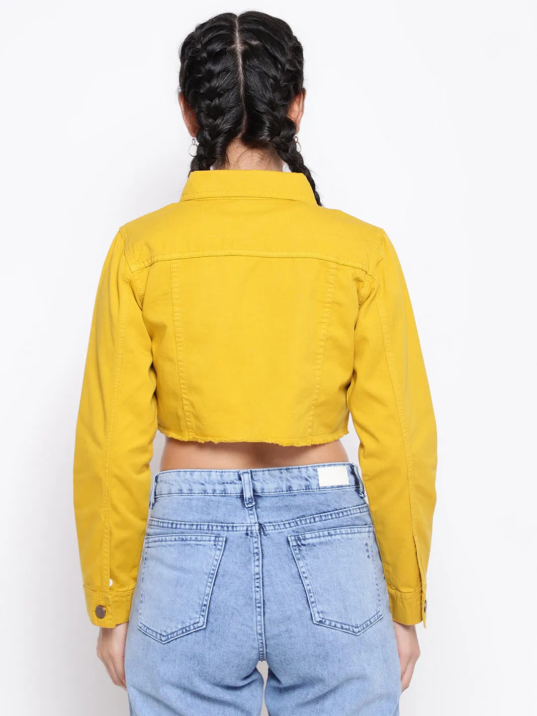 Mustard Cropped Jacket