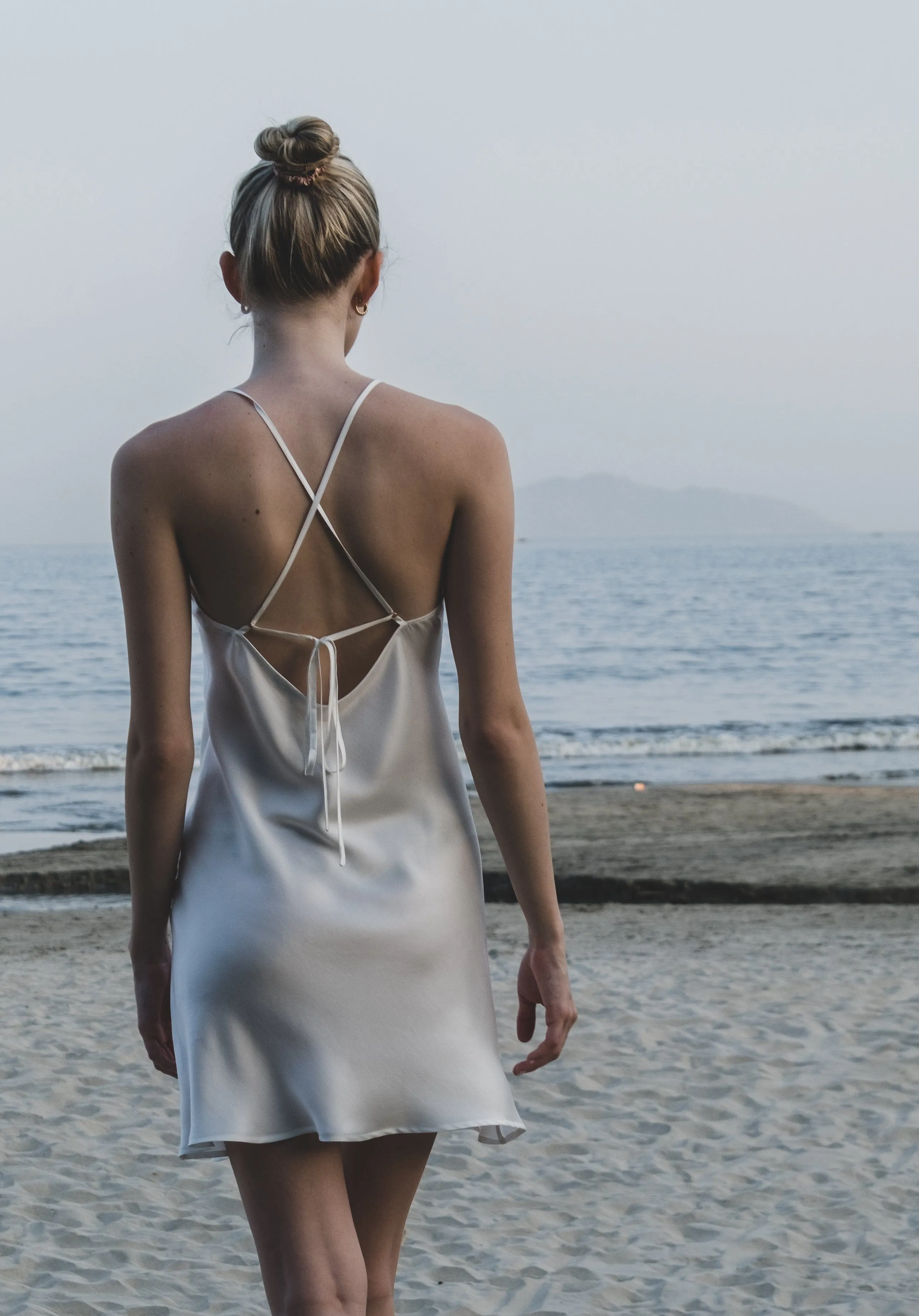 Mykonos Mini Strappy Slip Dress