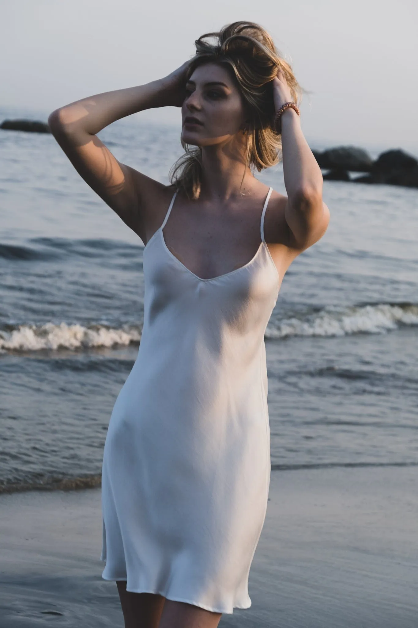 Mykonos Mini Strappy Slip Dress