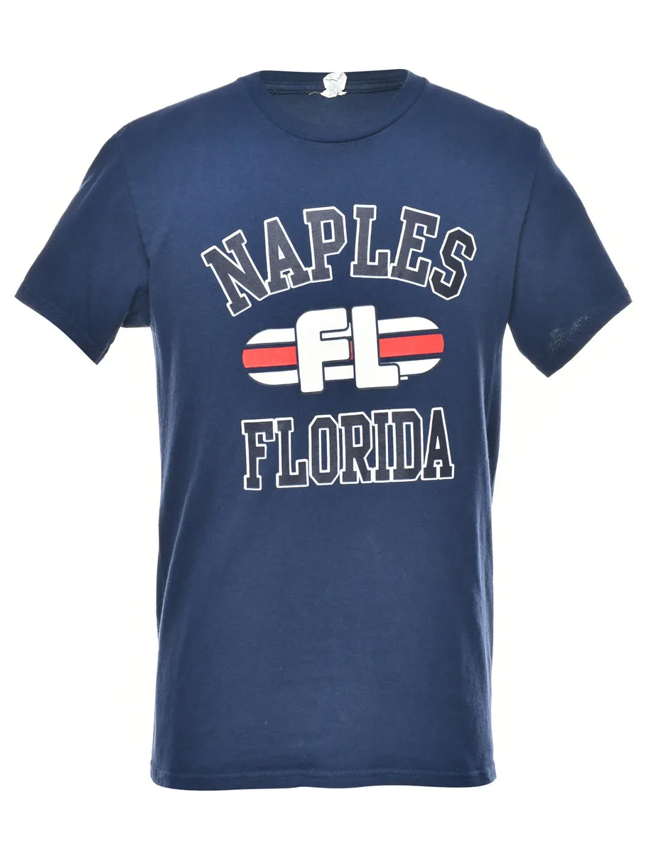 Naples Florida Printed T-shirt - S