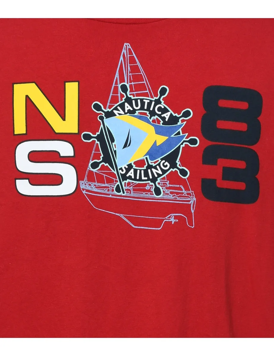 Nautica Sailing Printed T-shirt - XL