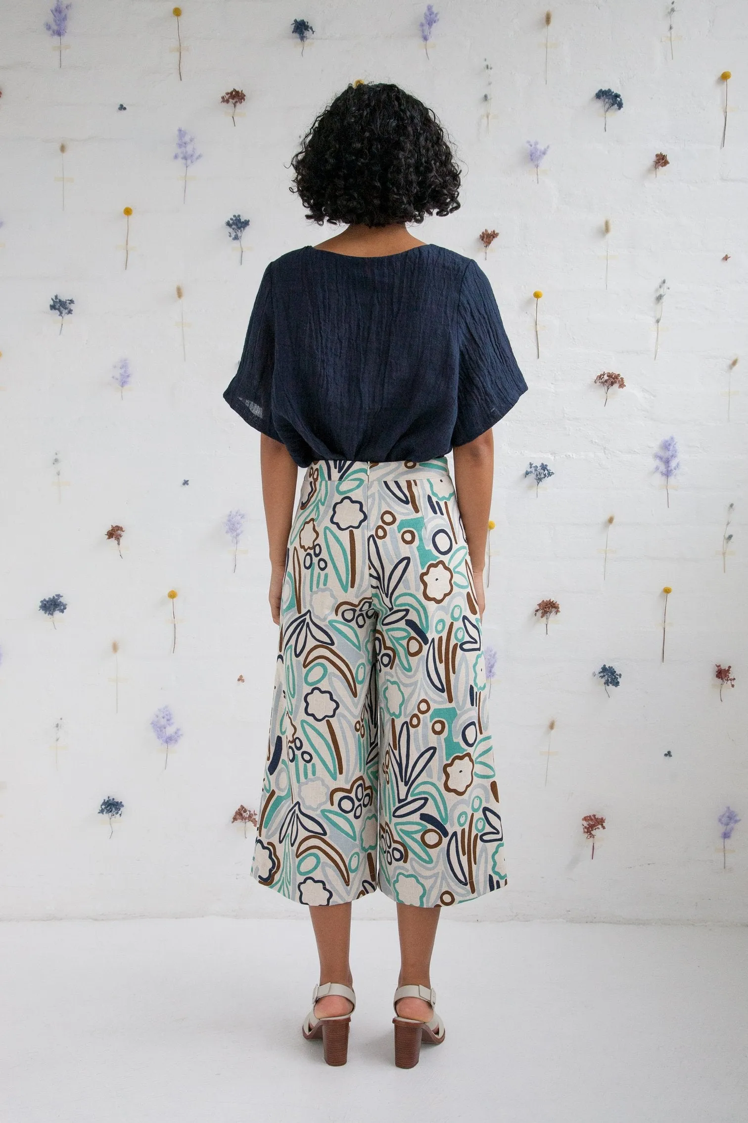 Navy Culottes