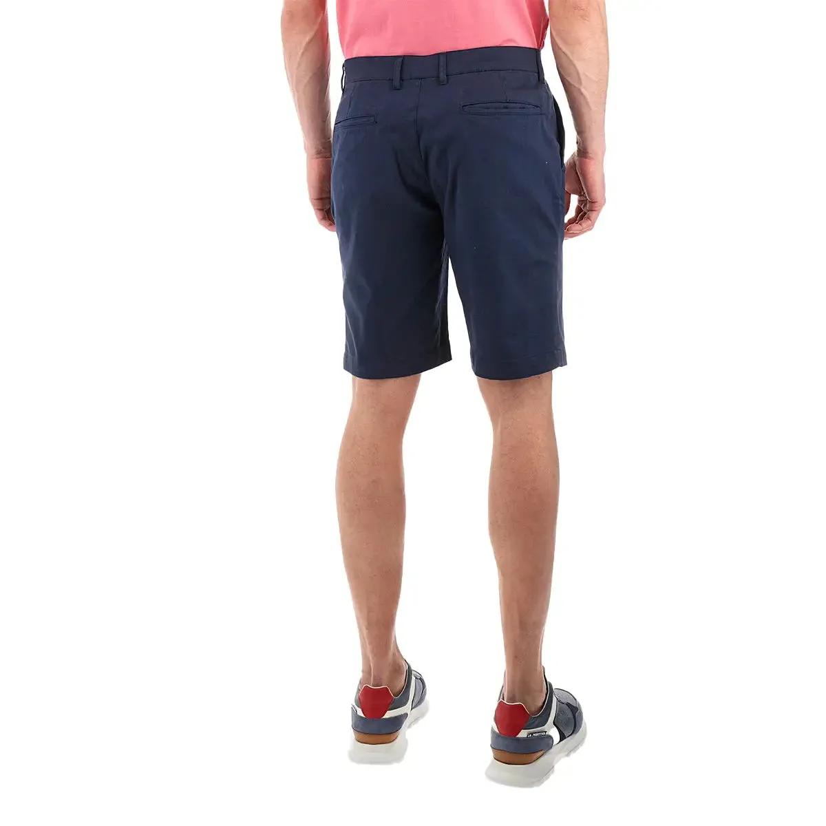 Navy Regular-fit Chino Shorts