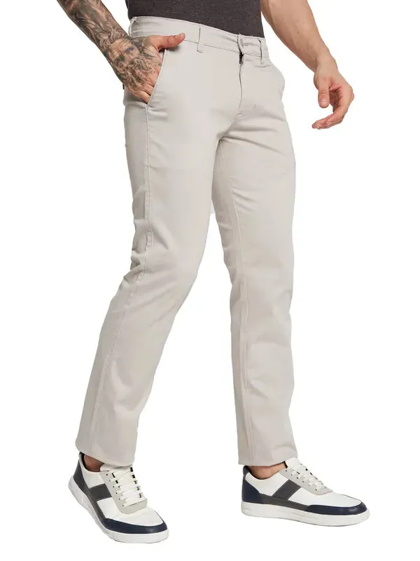 Octave Men Mid-Rise Chinos Trousers