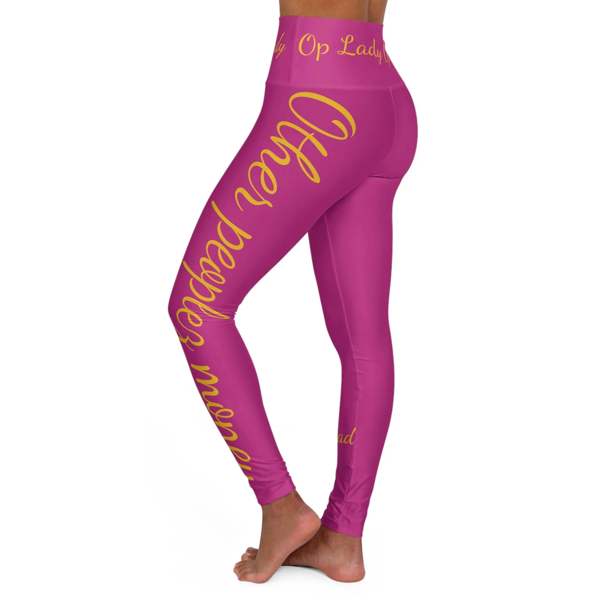 Opm op lady pink High Waisted Yoga Leggings