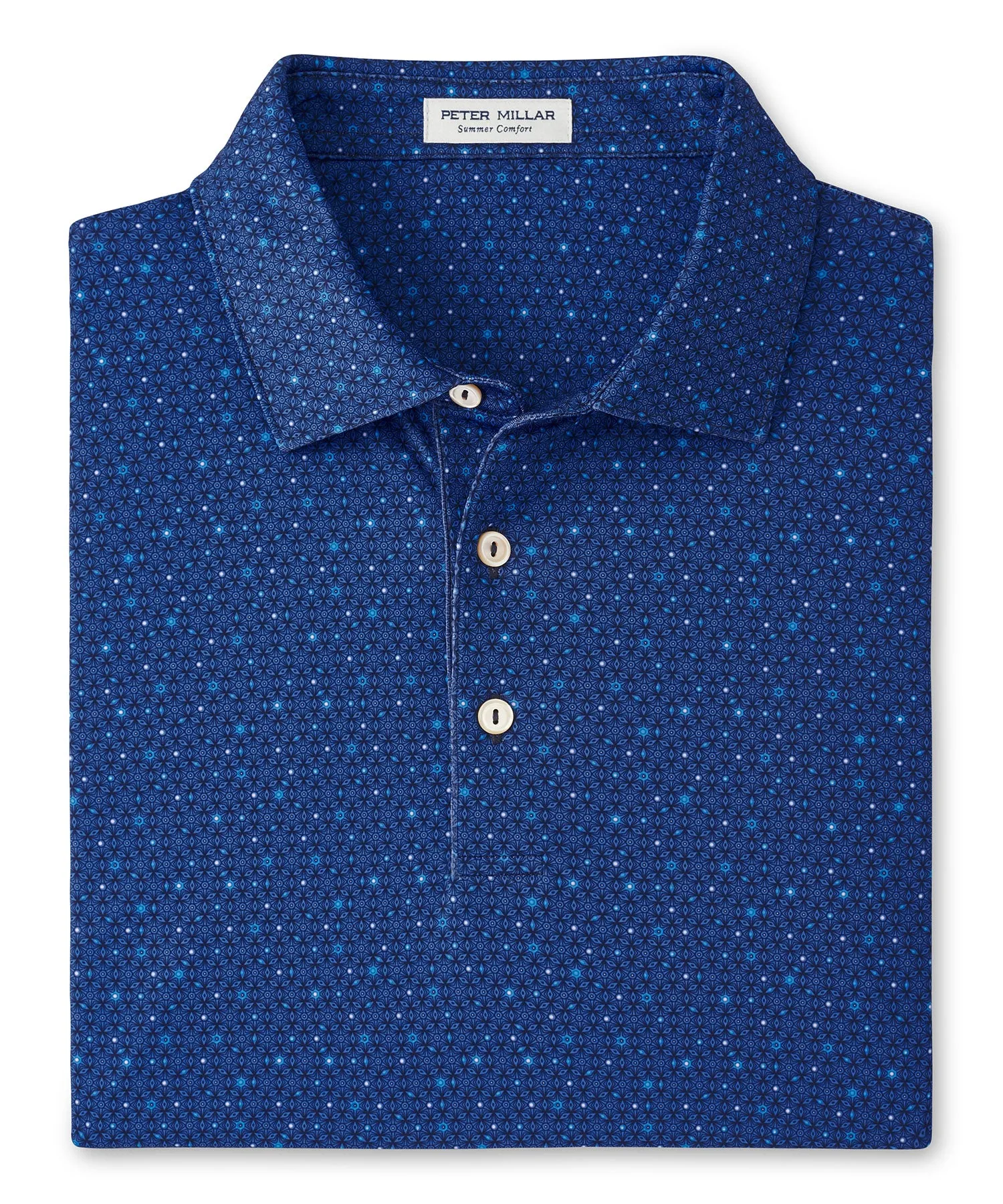 Peter Millar Short Sleeve Avon Print Polo