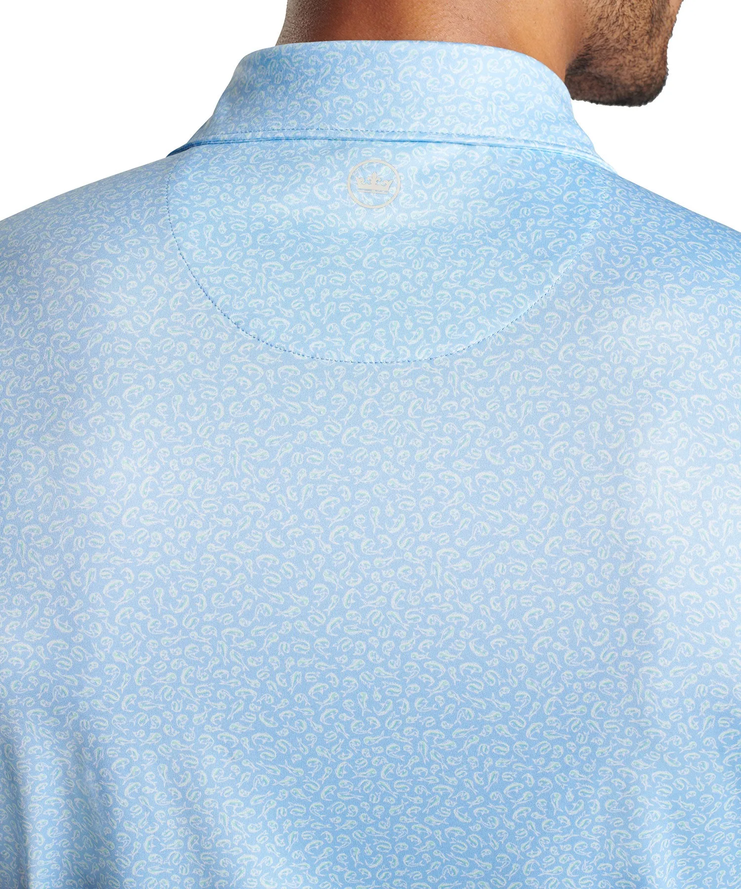 Peter Millar Short Sleeve 'Mahi Mahi' Print Polo Knit Shirt