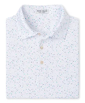 Peter Millar Short Sleeve 'Mulled Wine' Print Polo Knit Shirt