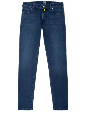 Phoenix Ultra Stretchy Five-Pocket Jeans Blue