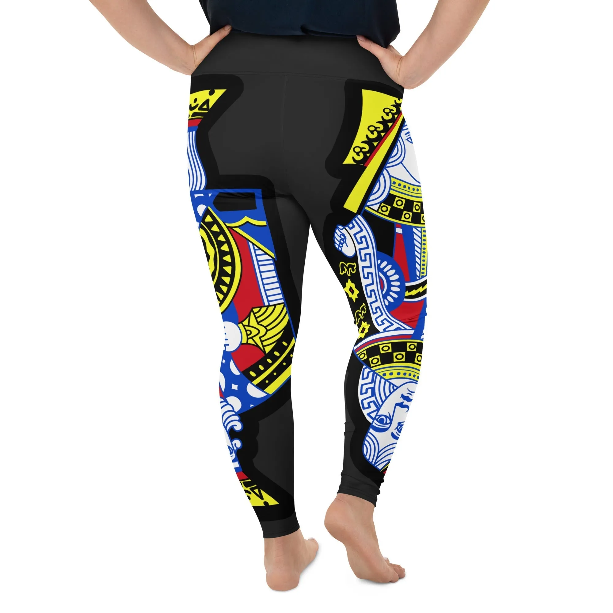 Playing Cards Plus Size Leggings