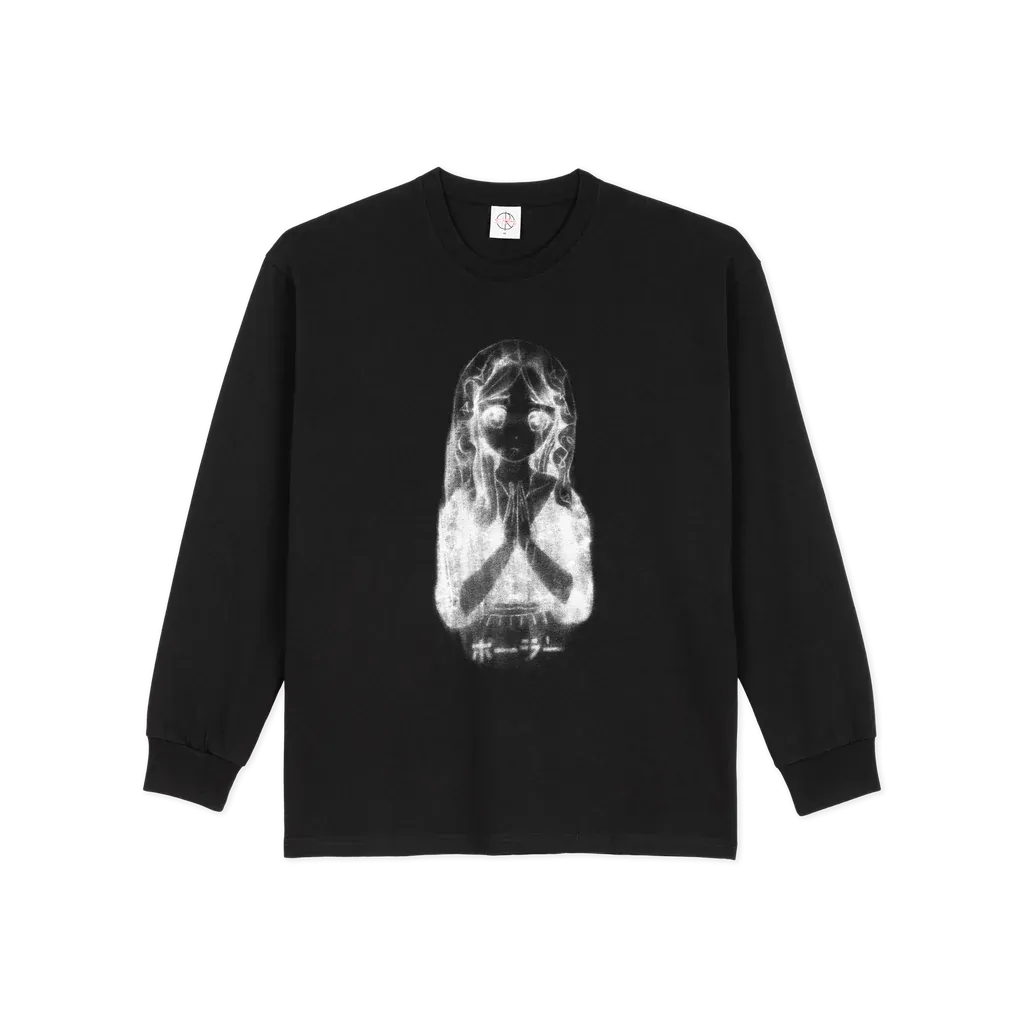 Polar Skate Co Saint Kawaii Long Sleeve - Black