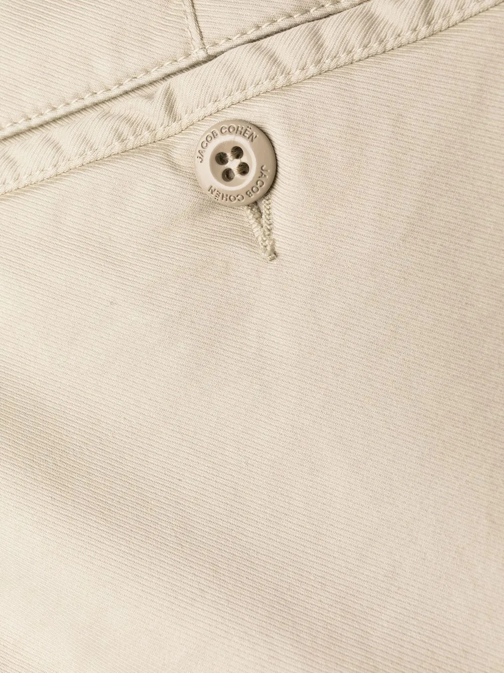 pressed-crease four-pocket chinos