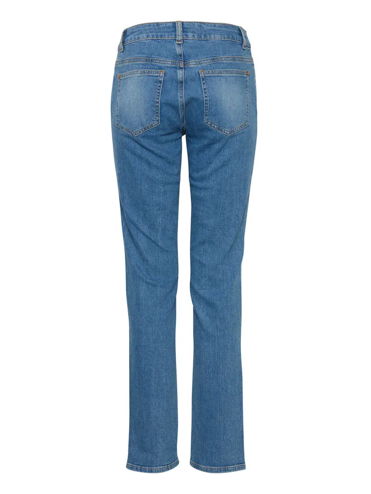 Pulz PzEmma Straight Jeans Light Blue