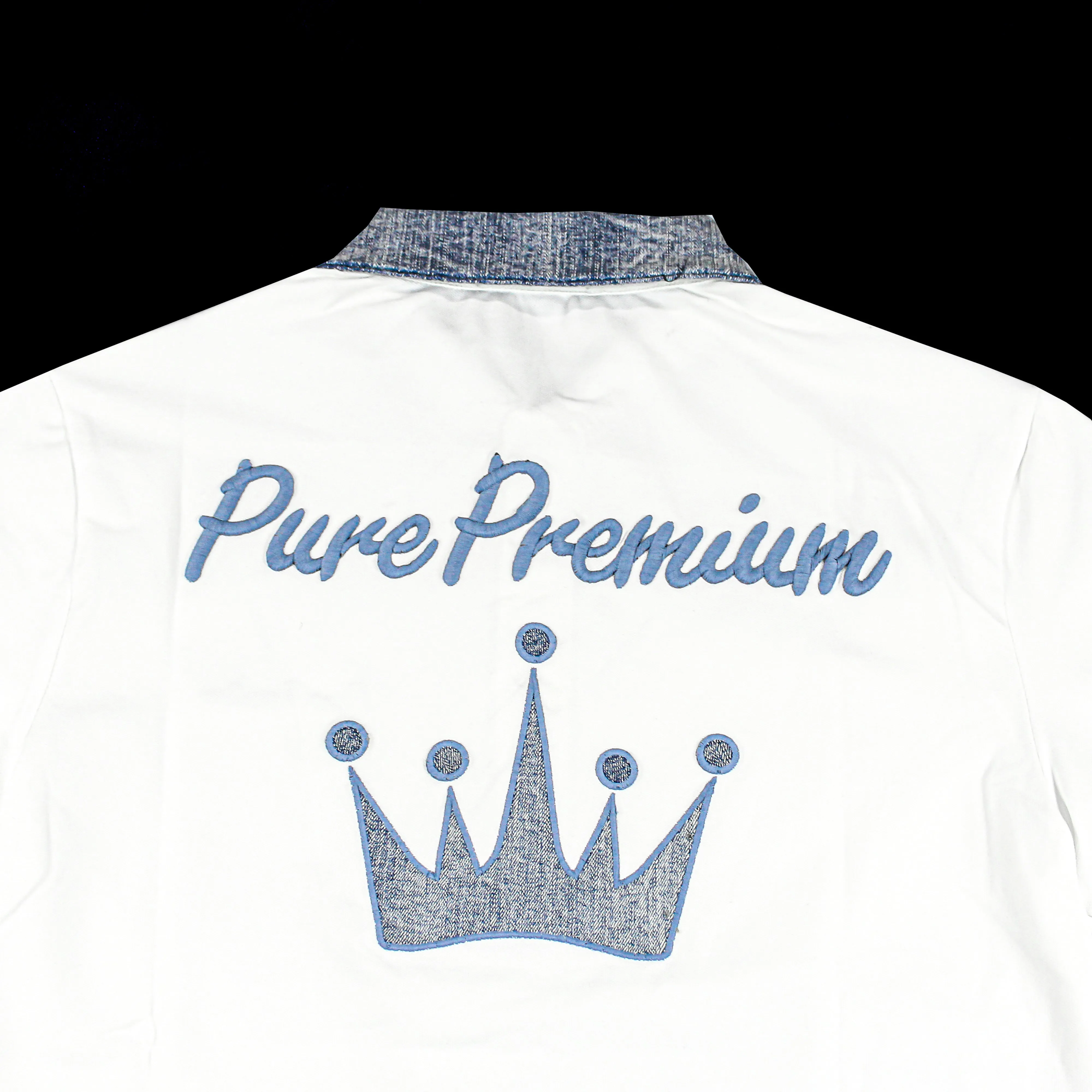 Pure Premium White Denim Gallo Golfer