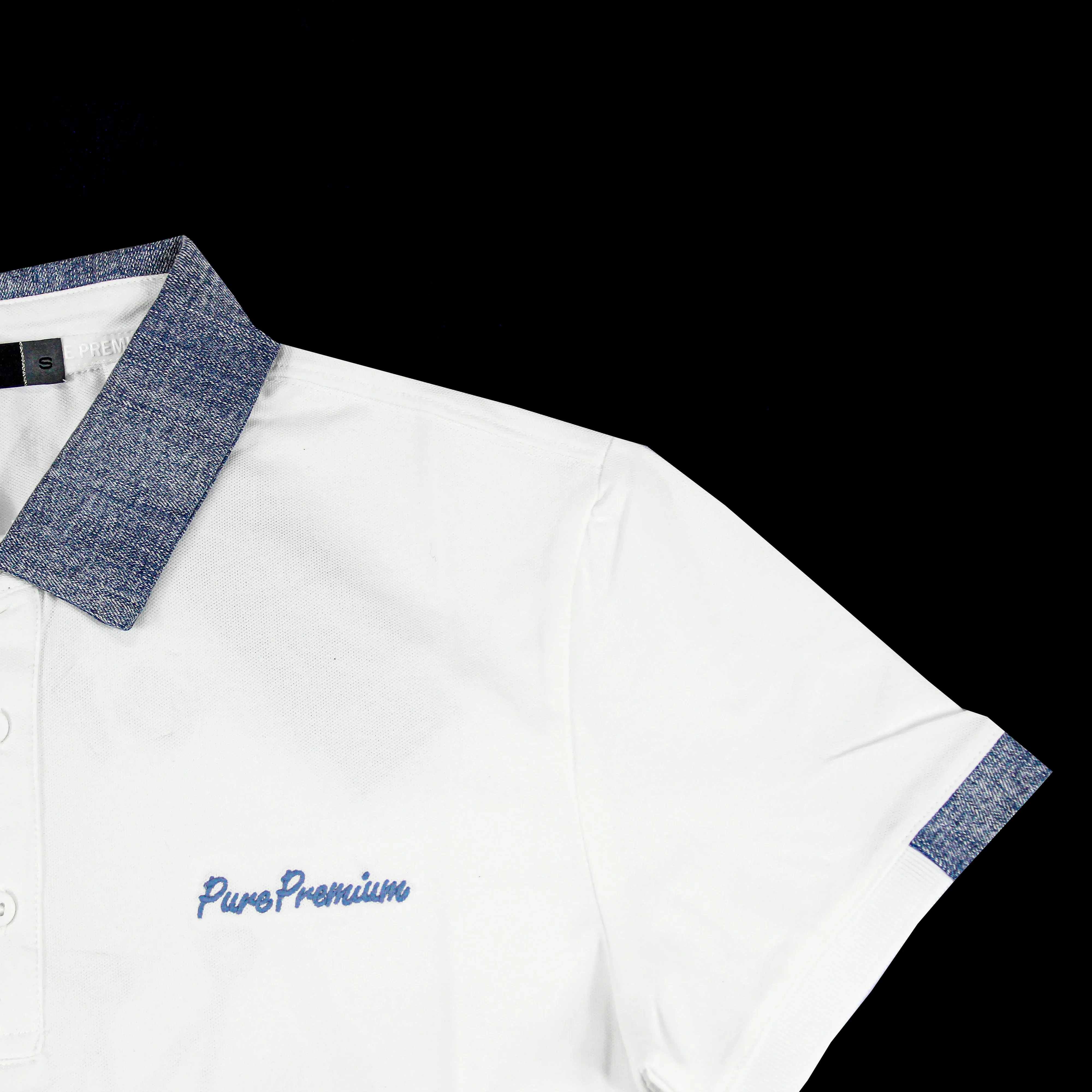 Pure Premium White Denim Gallo Golfer