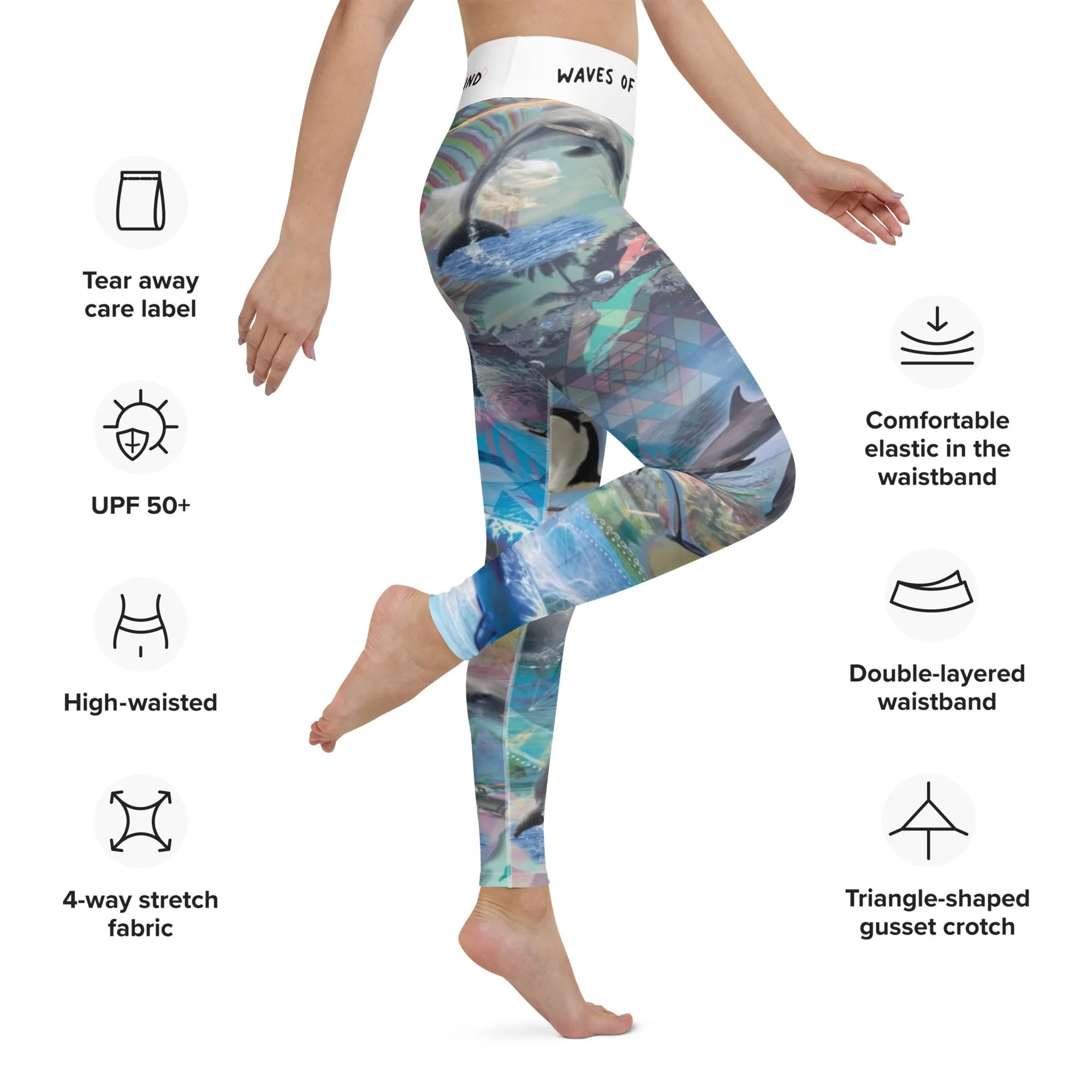 "Bend the Mind" Yoga leggings