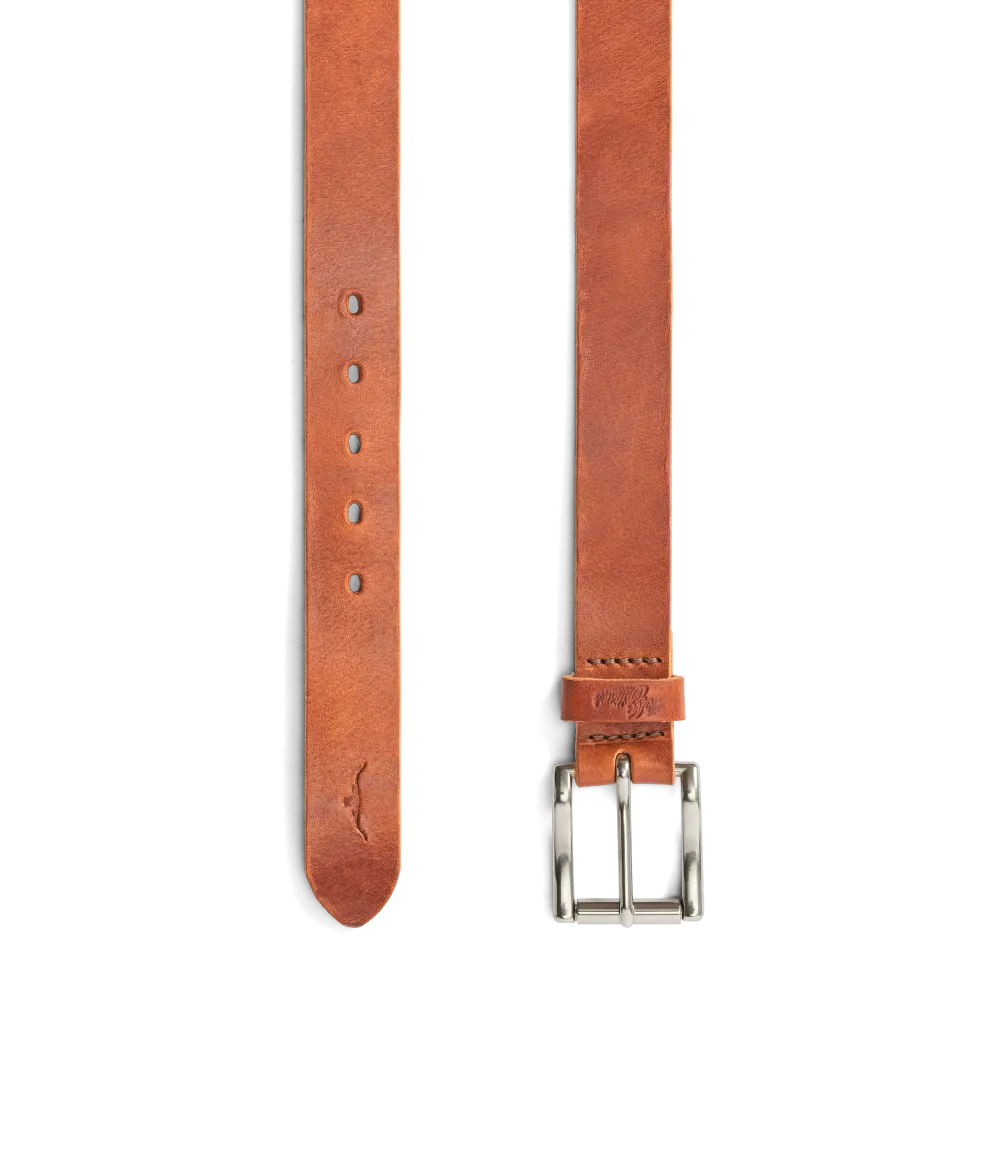 R.M.Williams - Berwick Belt - Nickel Roller Buckle - Tan