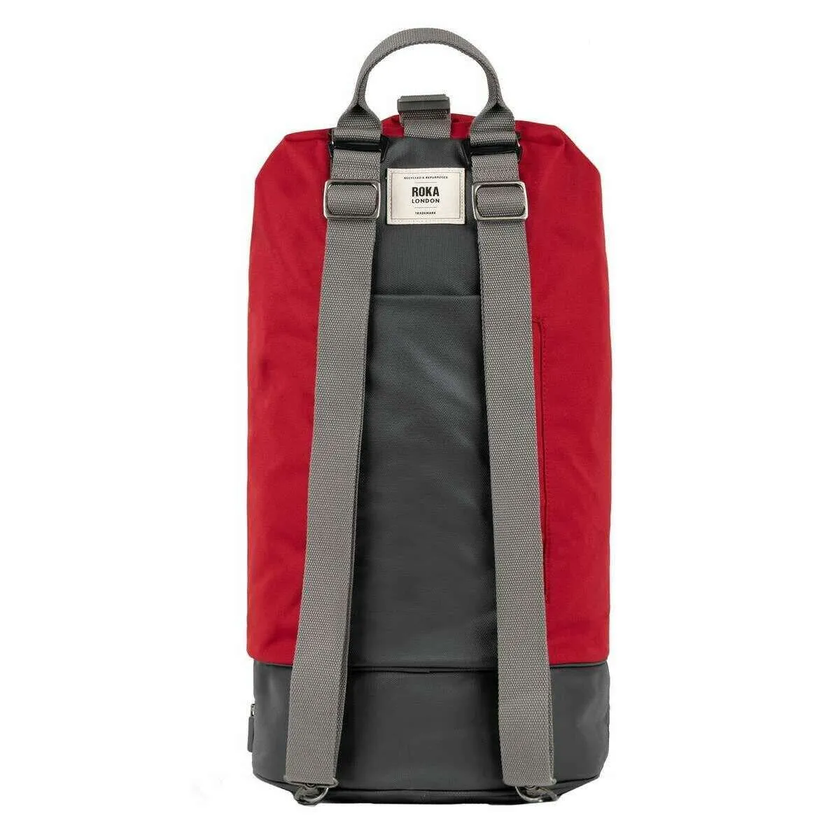 Roka Heathrow Large Recycled Canvas Duffle Bag - Mars Red