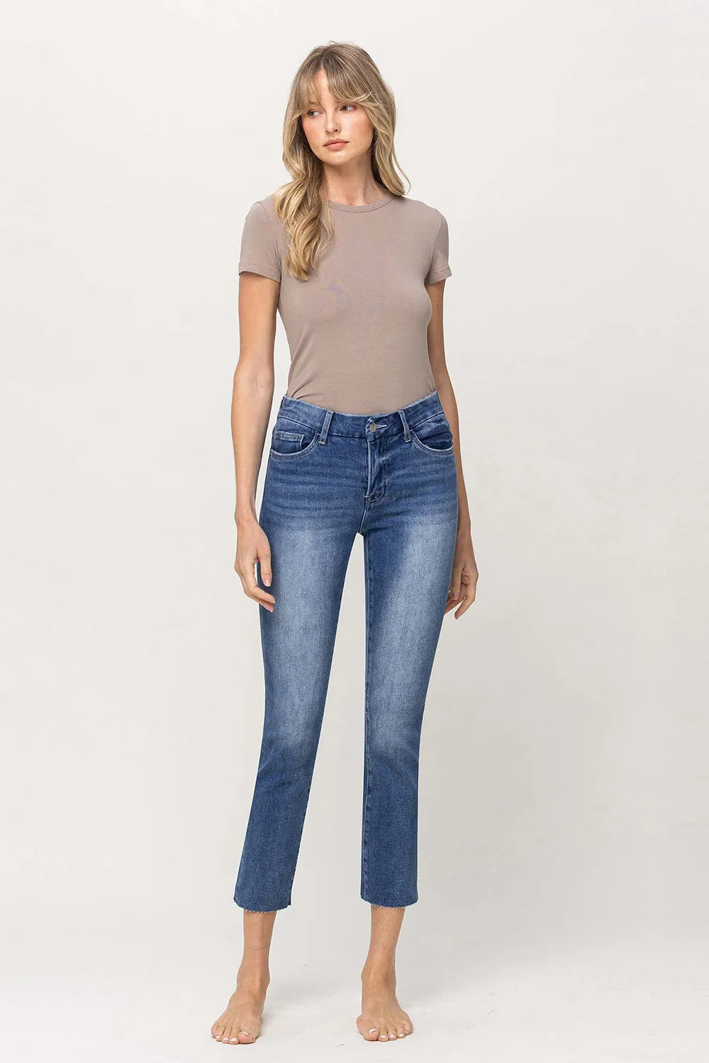 Rose Cropped Jeans