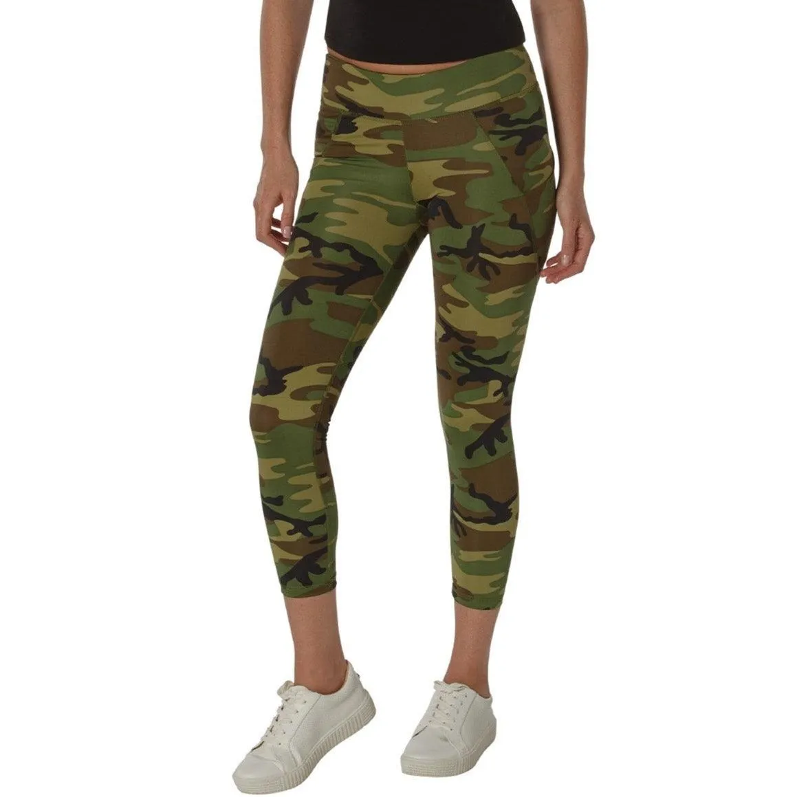 Rothco Womens Workout Performance Camo Leggings With Pockets