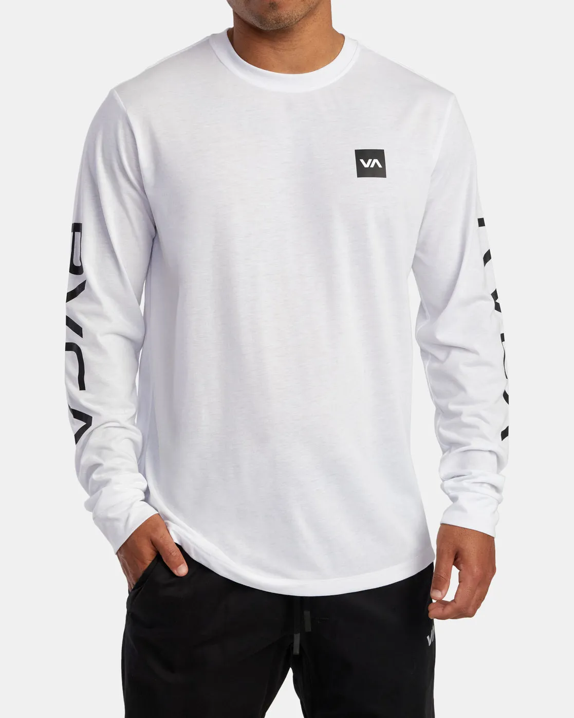 RVCA 2X Long Sleeve Tee - White