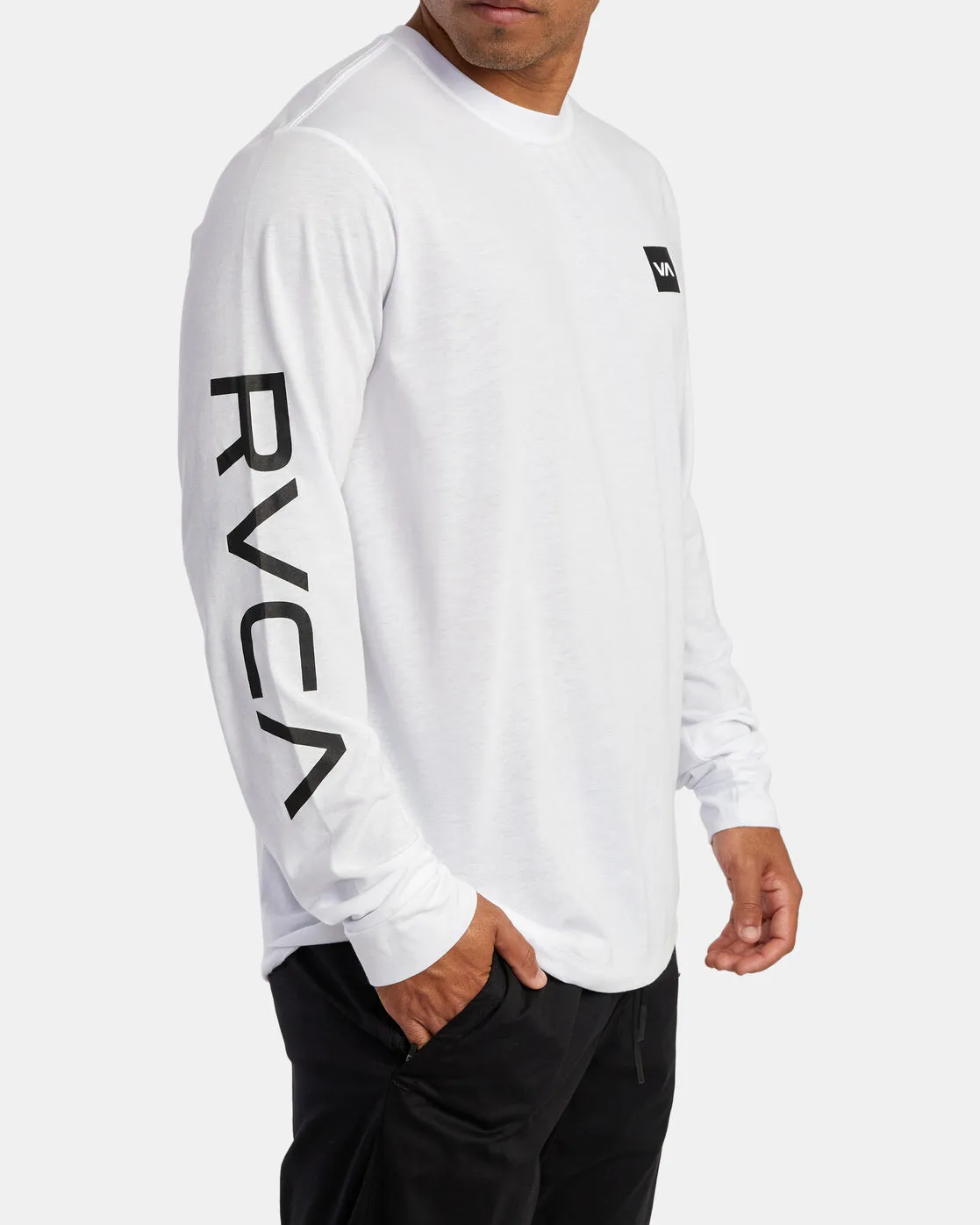 RVCA 2X Long Sleeve Tee - White