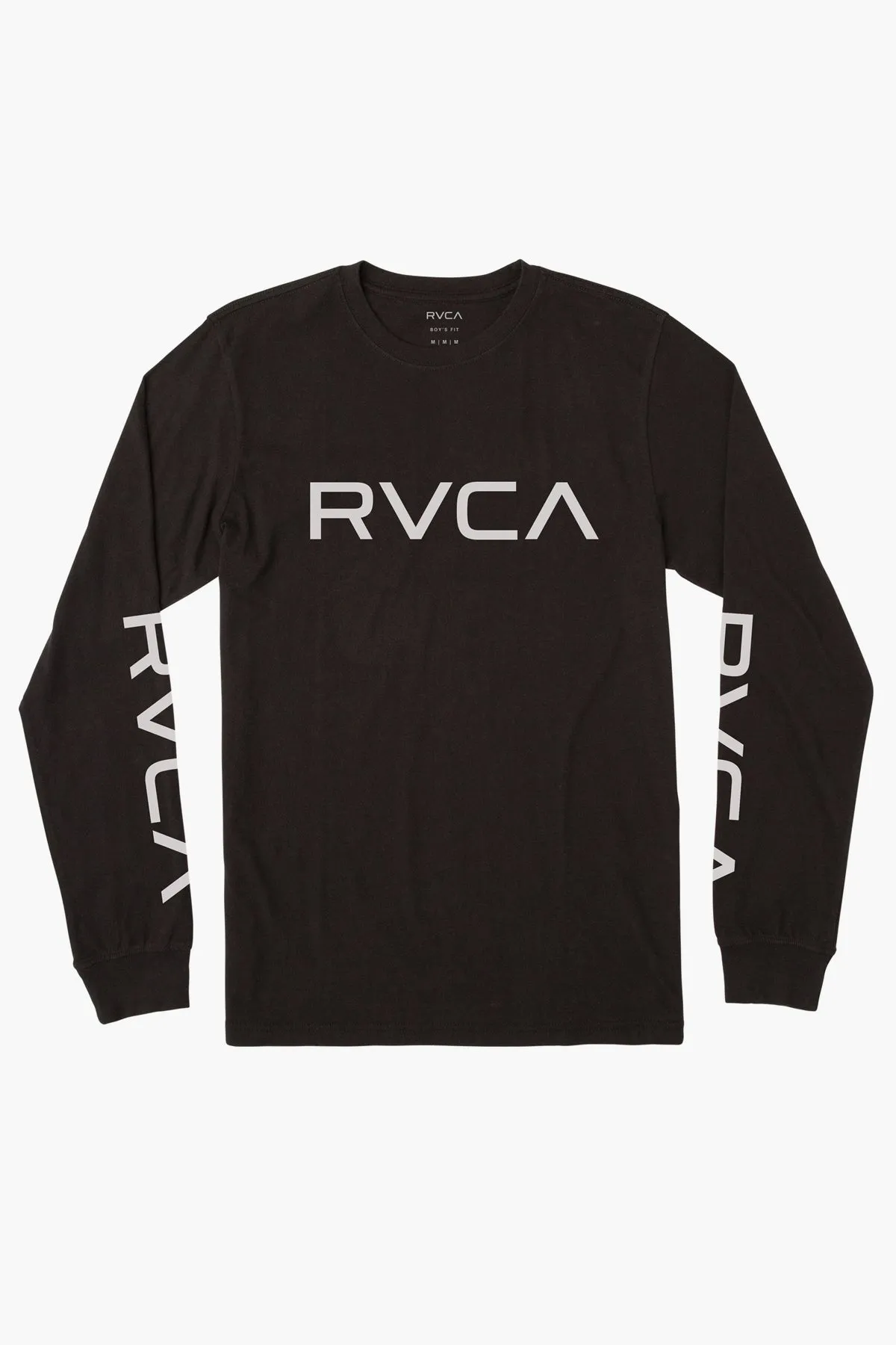 RVCA Big RVCA Long Sleeve Boys T-Shirt - Black