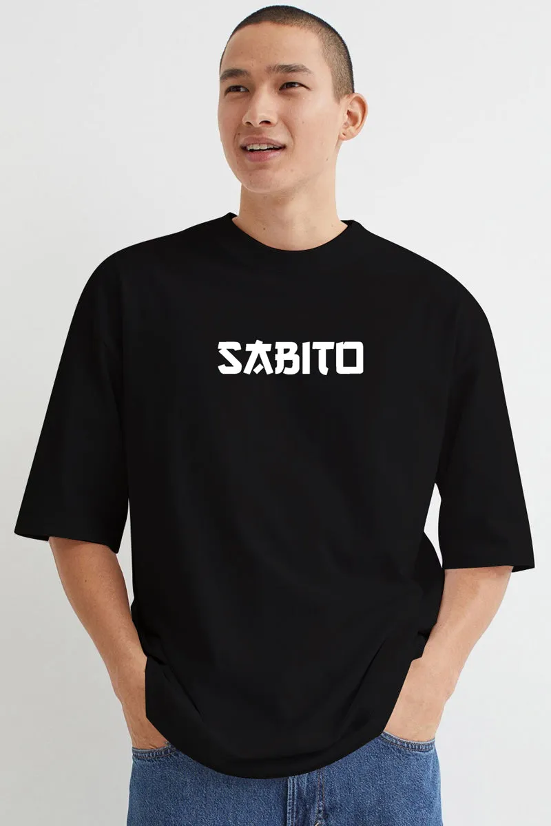 Sabito Oversized Black T-Shirt