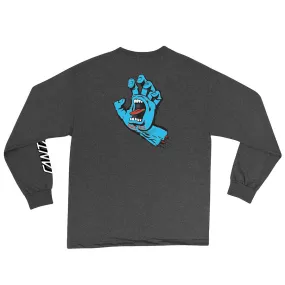 Santa Cruz Screaming Hand Long Sleeve T-Shirt Charcoal Heather