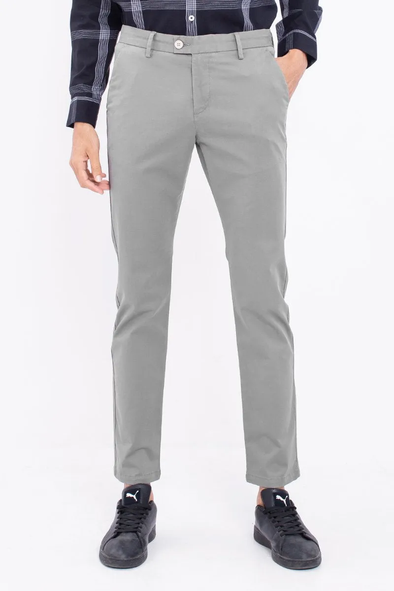 SF Smoke Grey 2-Way Stretch Washed Chino