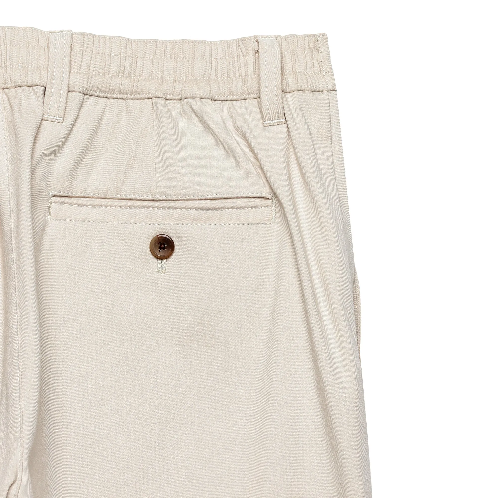 Slim Fit Elasticized Crossover Chinos - French Oak