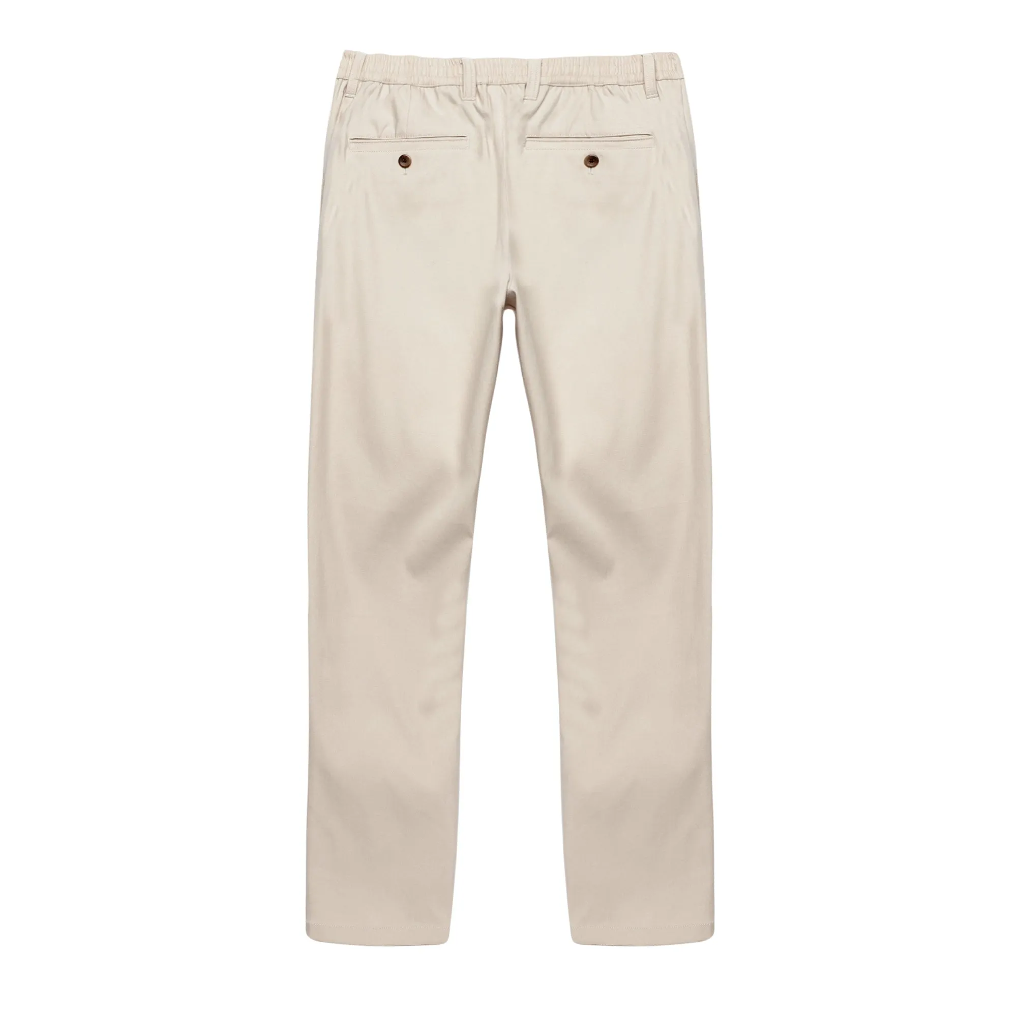 Slim Fit Elasticized Crossover Chinos - French Oak