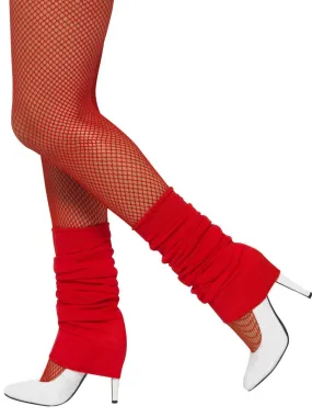 Smiffys Legwarmers, Red - 45637