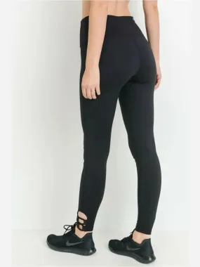 Strap Calf Detail Leggings