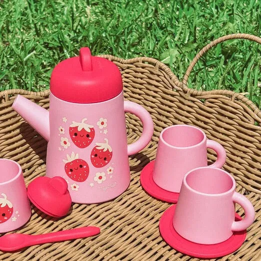 Strawberry Patch Silicone Tea Set