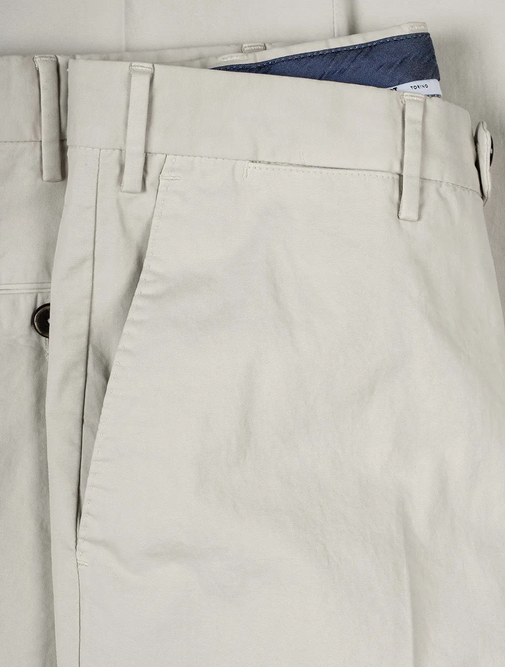 Stretch Cotton Chino Stone