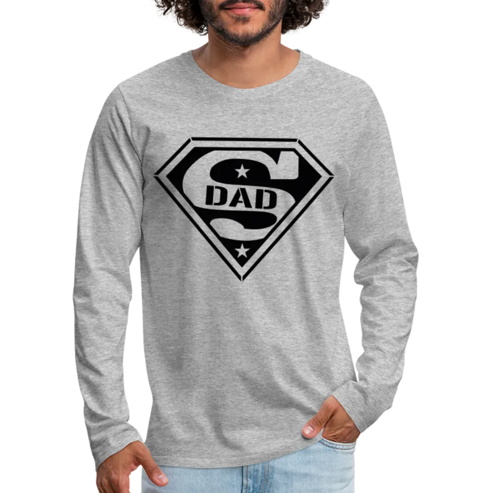 Super Dad : Men's Premium Long Sleeve T-Shirt (Customize)