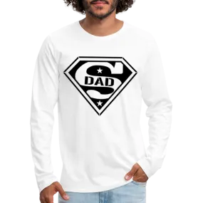 Super Dad : Men's Premium Long Sleeve T-Shirt (Customize)