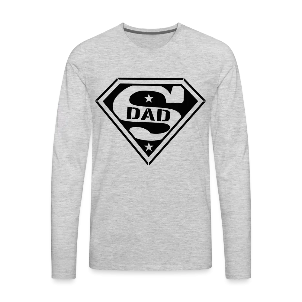 Super Dad : Men's Premium Long Sleeve T-Shirt (Customize)