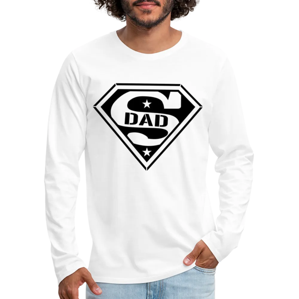 Super Dad : Men's Premium Long Sleeve T-Shirt (Customize)