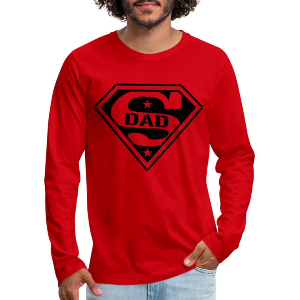 Super Dad : Men's Premium Long Sleeve T-Shirt (Customize)