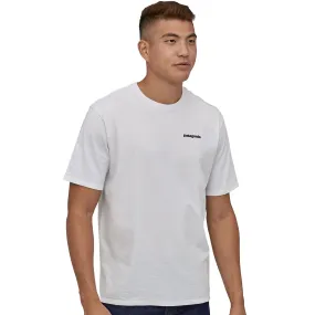 T-Shirt Patagonia P-6 Logo Responsibili - Bianco